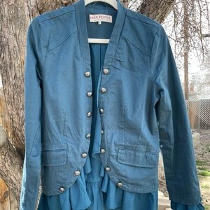 Free People Ruffles and Romance Jacket